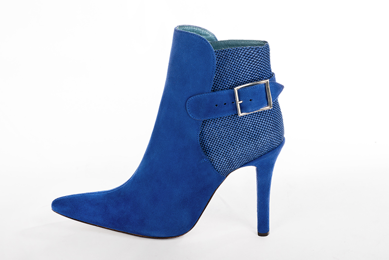 Bottines discount bleu electrique